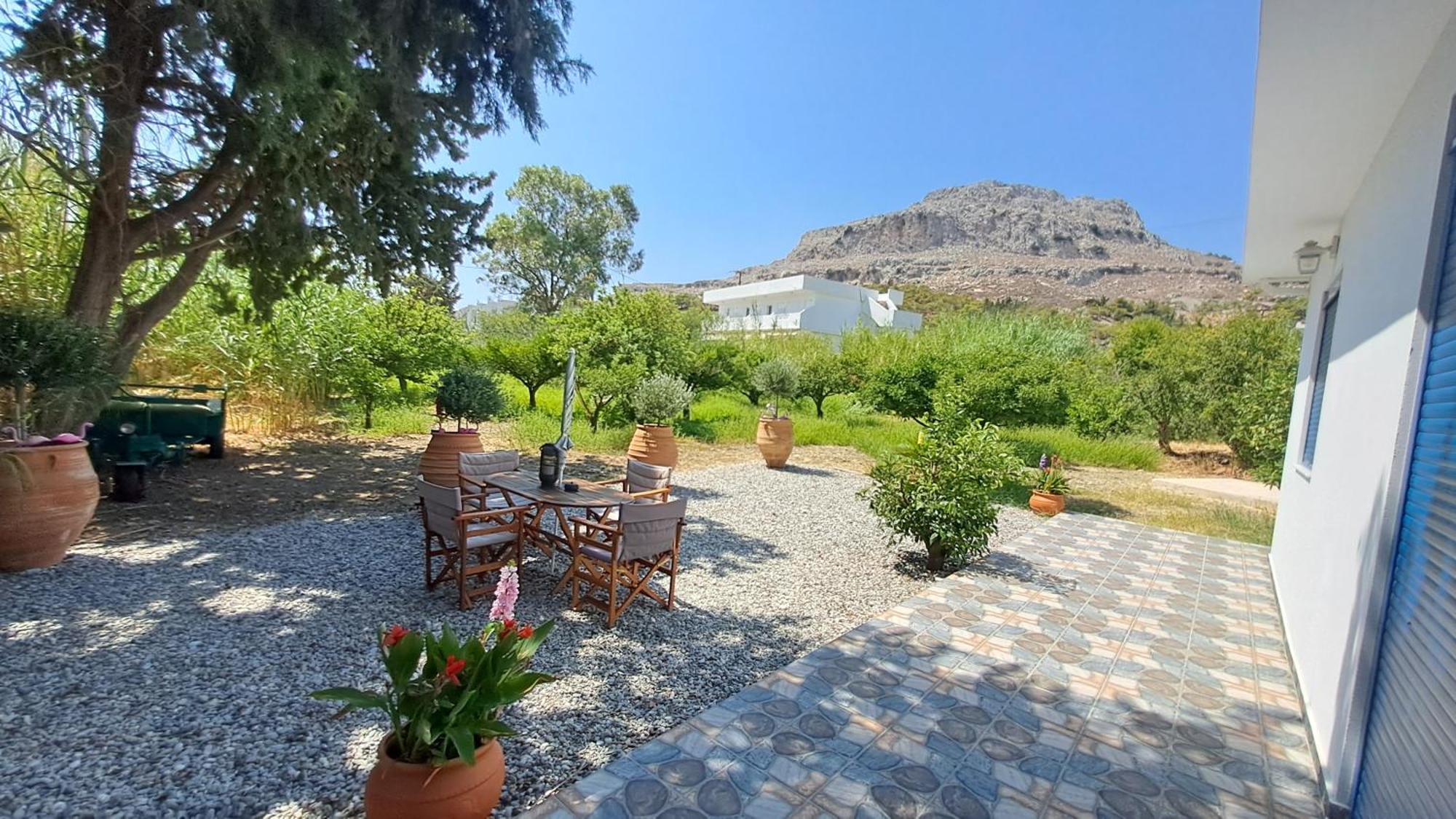 Deja Blue Villa Archangelos  Buitenkant foto